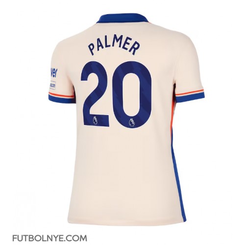 Camiseta Chelsea Cole Palmer #20 Visitante Equipación para mujer 2024-25 manga corta